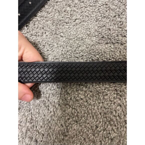 Vera Pelle Genuine Leather Made in Italy 10/30 Black Leather Belt main image 7